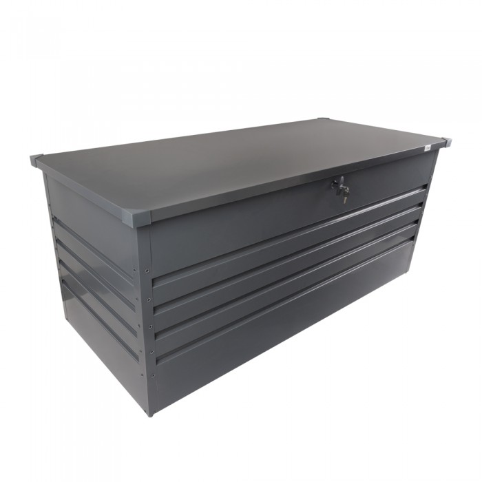 Metall-Gartenbox Kissenbox Auflagenbox 1000l - 185x82x75 - Orto III Grindi - 1