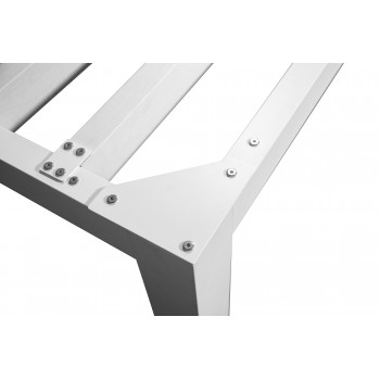 Garten Pergola, Lounge-Pavillon Alu - TASOS I - 3x3m, weiß GRINDI IN THE GARDEN - 6