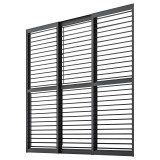Schiebewandlamellen Lamellenwand für Kea-Pergola - grau GRINDI IN THE GARDEN - 2
