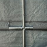 Garagenzelt Carport PE 400x800x305 grau - NG 5 GRINDI IN THE GARDEN - 14