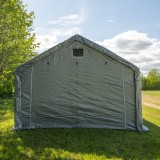 Garagenzelt Carport PE 400x800x305 grau - NG 5 GRINDI IN THE GARDEN - 7