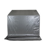 Garagenzelt Carport Lagerzelt - PE, 180x180x180 - NG 6, grau GRINDI IN THE GARDEN - 4