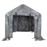 Garagenzelt Carport Lagerzelt - PE, 180x180x180 - NG 6, grau GRINDI IN THE GARDEN - 2