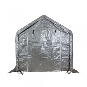 Garagenzelt Carport Lagerzelt - PE, 180x180x180 - NG 6, grau GRINDI IN THE GARDEN - 5