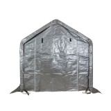 Garagenzelt Carport Lagerzelt - PE, 180x180x180 - NG 6, grau GRINDI IN THE GARDEN - 5