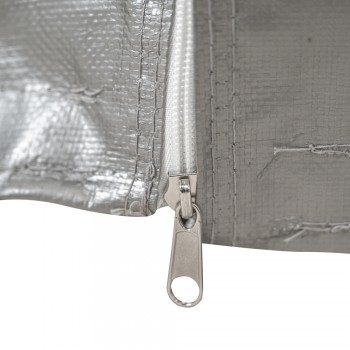 Garagenzelt Carport Lagerzelt - PE, 180x180x180 - NG 6, grau GRINDI IN THE GARDEN - 7