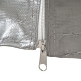 Garagenzelt Carport Lagerzelt - PE, 180x180x180 - NG 6, grau GRINDI IN THE GARDEN - 7