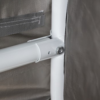 Garagenzelt Carport Lagerzelt - PE, 180x180x180 - NG 6, grau GRINDI IN THE GARDEN - 9