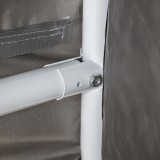 Garagenzelt Carport Lagerzelt - PE, 180x180x180 - NG 6, grau GRINDI IN THE GARDEN - 9