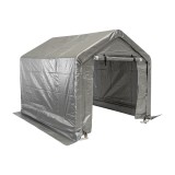 Garagenzelt Carport Lagerzelt - PE, 180x240x180 - NG 7, grau GRINDI IN THE GARDEN - 1