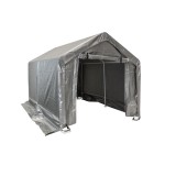 Garagenzelt Carport Lagerzelt - PE, 230x360x230 - NG 8, grau GRINDI IN THE GARDEN - 1