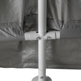 Garagenzelt Carport Lagerzelt - PE, 230x360x230 - NG 8, grau GRINDI IN THE GARDEN - 8