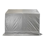 Garagenzelt Carport Lagerzelt - PE, 200x300x240 - NG 9, grau GRINDI IN THE GARDEN - 2