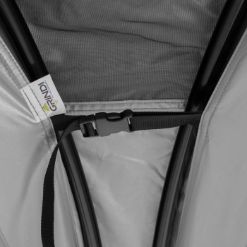 Gartenpavillon Partyzelt Festzelt - PE, 425x425 cm - Kore III GRINDI IN THE GARDEN - 17