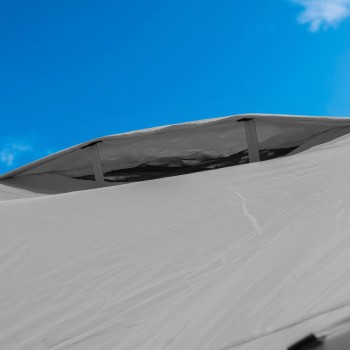 Gartenpavillon Partyzelt Festzelt - PE, 425x425 cm - Kore III GRINDI IN THE GARDEN - 20