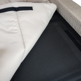 Doppel-Gartenliege mit Sonnendach, Lounge-Pavillon, Gartenschaukel - Sumba I - 236x180x210 beige GRINDI IN THE GARDEN - 6