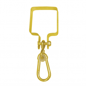 Schaukelschelle für Quadratholz mit Karabinerhaken - MHK 90 DMX - 4