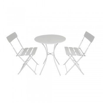 Gartenmöbel Set - metall, klappbar - Keli I GRINDI IN THE GARDEN - 1