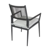 Gartenmöbel Lounge Set, Seilgeflecht, Seilbespannung, Balkonmöbel - Jambi I GRINDI IN THE GARDEN - 5