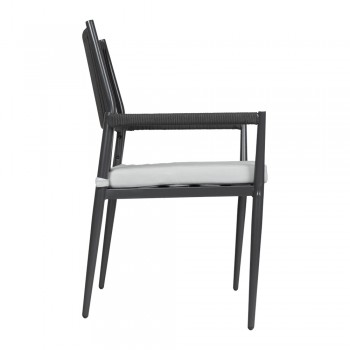 Gartenmöbel Lounge Set, Seilgeflecht, Seilbespannung, Balkonmöbel - Jambi I GRINDI IN THE GARDEN - 7