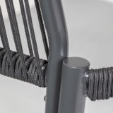 Gartenmöbel Lounge Set, Seilgeflecht, Seilbespannung, Balkonmöbel - Jambi I GRINDI IN THE GARDEN - 10