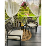 Gartenmöbel Lounge Set, Seilgeflecht, Seilbespannung, Balkonmöbel - Jambi I GRINDI IN THE GARDEN - 4