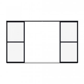 Schiebewand mit Polycarbonatplatten für Kea-Pergola - grau GRINDI IN THE GARDEN - 9