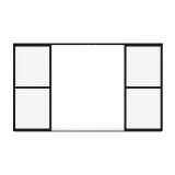 Schiebewand mit Polycarbonatplatten für Kea-Pergola - grau GRINDI IN THE GARDEN - 9