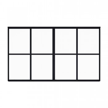 Schiebewand mit Polycarbonatplatten für Kea-Pergola - grau GRINDI IN THE GARDEN - 13