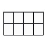 Schiebewand mit Polycarbonatplatten für Kea-Pergola - grau GRINDI IN THE GARDEN - 13