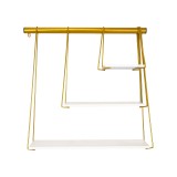 Loft Wandregal, Holzregal, Hängeregal - Kiefernholz, 65x16x63 - FUL 1 Domax Home - 4