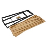 Loft Wandregal, Hängeregal - Holzwerkstoff, 60x60x20 - SFL 1 Domax Home - 10