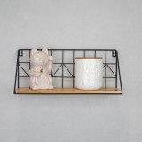 Loft Wandregal, Holzregal, Hängeregal - Kiefernholz, 35x14x11 - SFL 3 Domax Home - 5