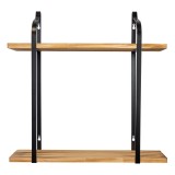 Loft Wandregal, Holzregal, Hängeregal - Kiefernholz, 50x50x15 - SFL 2 Domax Home - 4