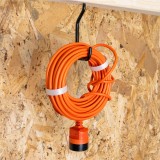 Schraubhaken Wandhaken gummiert - HGP 3 - 10 Stück, 155x65x7,5 mm Domax Home - 2