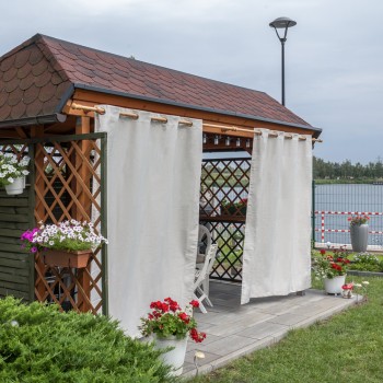 Outdoor Vorhang mit Ösen, Wetterfest - 200x155 cm GRINDI IN THE GARDEN - 2