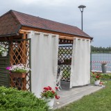 Outdoor Vorhang mit Ösen, Wetterfest - 200x155 cm GRINDI IN THE GARDEN - 2