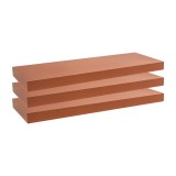 Regalbrett, Wandregal, Schweberegal - 3 Stück, 59.5x23.5 cm - FS Velano - 1
