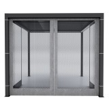 Moskitonetz Pavillonnetz Seitenwand für Kea-Pergola - grau GRINDI IN THE GARDEN - 1