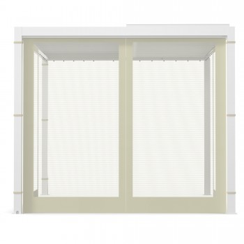 Moskitonetz Pavillonnetz Seitenwand für Kea-Pergola - beige GRINDI IN THE GARDEN - 1