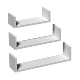 Wand-Regal-Set, Modulfächer, Regalsysteme, Hängeregale - FUS 420/340/260 Velano - 1