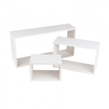 Wand-Regal-Set, Modulfächer, Regalsysteme, Hängeregale - FRS 600/380/170 Velano - 3