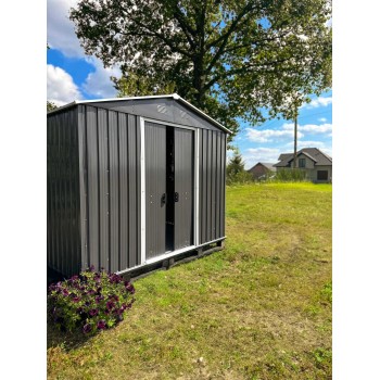 Gerätehaus Geräteschuppen Gartenhaus aus Metall - Fiori IV - 303x236x190 Grindi - 12