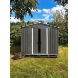 Gerätehaus Geräteschuppen Gartenhaus aus Metall - Fiori IV - 303x236x190 Grindi - 4