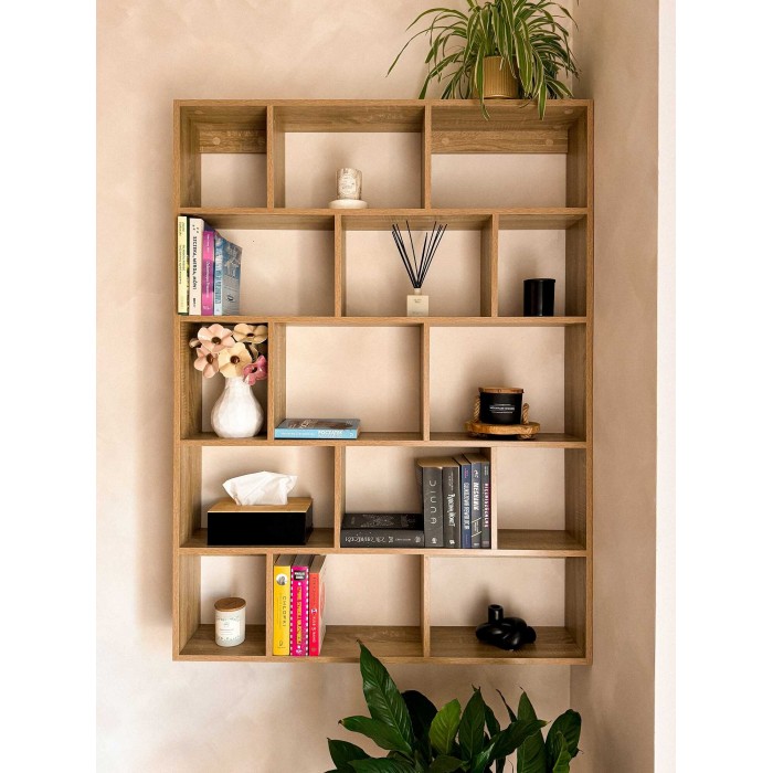 Wandregal Schweberegal Bücherregal - FTS 4, 105x141x18 cm Domax Home - 4