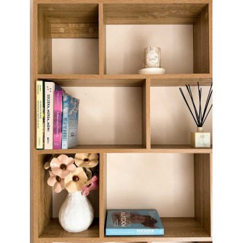 Wandregal Schweberegal Bücherregal - FTS 4, 105x141x18 cm Domax Home - 6