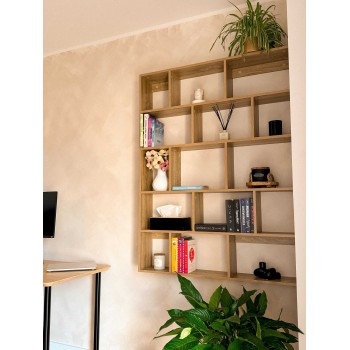 Wandregal Schweberegal Bücherregal - FTS 4, 105x141x18 cm Domax Home - 8