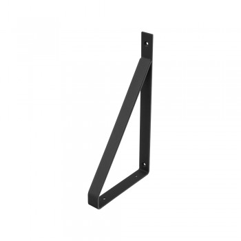 Regalhalter Regalträger Stegkonsole Loft - Stahl, Schwarz - WFE Domax Home - 1