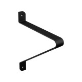 Regalhalter Regalträger Stegkonsole Loft - Stahl, Schwarz - WFV, 220x250x30x3 Domax Home - 1