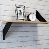 Regalhalter Regalträger Stegkonsole Loft - Stahl, Schwarz - WFD, 200x200x1,5 Domax Home - 3